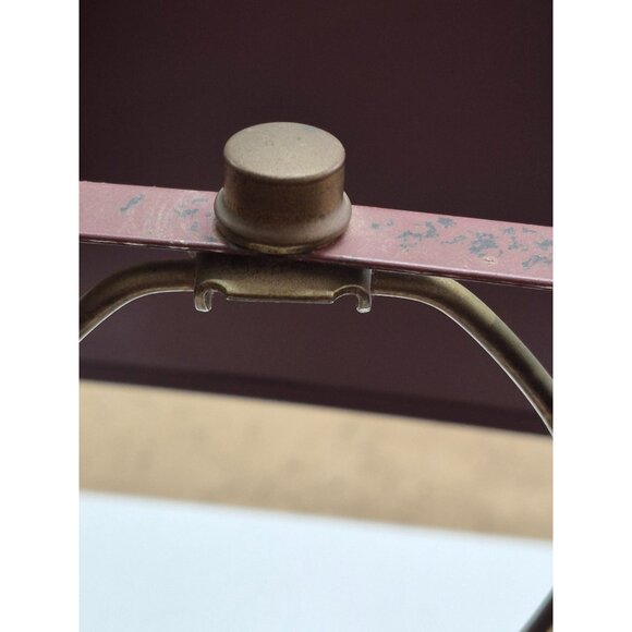 VTG Western Decor Cut Metal Bedside Table Lamp Rodeo Cowboy Boots Calf Roping - Picture 12 of 13